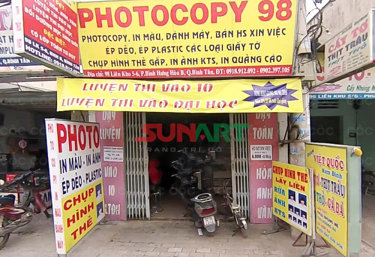 99 Mẫu biển quảng cáo Photocopy đẹp mắt và thu hút nhất hiện nay